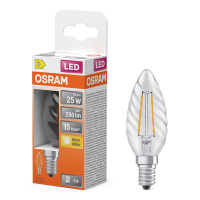 Osram LED lamp E14 | Kaars B35 | Filament | Helder | 2700K | 1.8W (25W) LOS02136