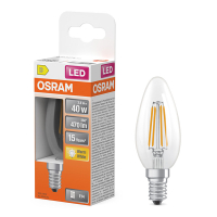 Osram LED lamp E14 | Kaars B35 | Filament | Helder | 2700K | 3.4W (40W) LOS01859