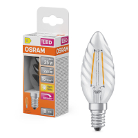 Osram LED lamp E14 | Kaars B35 | Filament | Helder | 2700K | Dimbaar | 1.8W (25W) LOS02100