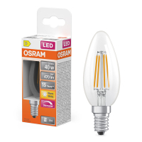 Osram LED lamp E14 | Kaars B35 | Filament | Helder | 2700K | Dimbaar | 3.4W (40W) LOS01847