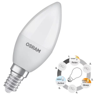Osram LED lamp E14 | Kaars B35 | Mat | 2700-4000K | 4.9W (40W)  LOS00772