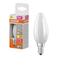 Osram LED lamp E14 | Kaars B35 | Mat | 2700K | Dimbaar | 1.8W (25W) LOS01849