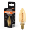 Osram LED lamp E14 | Kaars B40 | Vintage 1906 | Filament | Goud | 2200K | 1.8W (0W) LOS02571 - 1