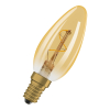 Osram LED lamp E14 | Kaars B40 | Vintage 1906 | Filament | Goud | 2200K | 1.8W (0W) LOS02571 - 2