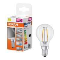 Osram LED lamp E14 | Kogel P45 | Filament | Helder | 4000K | 1.8W (25W) LOS02164