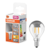 Osram LED lamp E14 | Kogel P45 | Filament | Kopspiegel | Zilver | 2700K | 4W (31W)