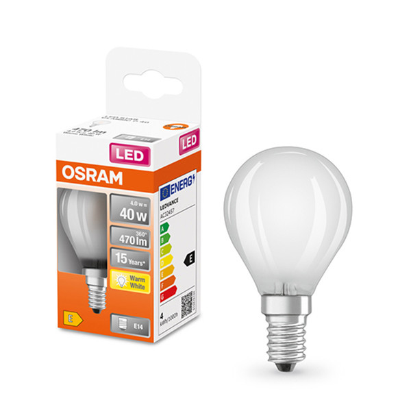 Osram LED lamp E14 | Kogel P45 | Mat | 2700K | 4W (40W)  LOS00200 - 1