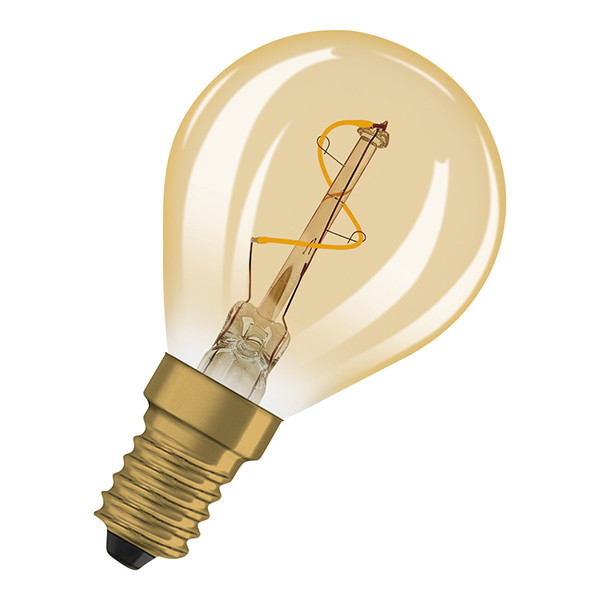 Osram LED lamp E14 | Kogel P45 | Vintage 1906 | Filament | Goud | 2200K | 1.8W (0W) LOS02573 - 2