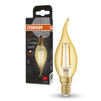 Osram LED lamp E14 | Sierkaars BA35 | Vintage 1906 | Filament | Goud | 2400K | 1.5W (12W)  LOS01477