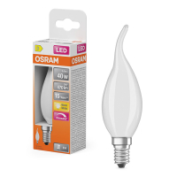 Osram LED lamp E14 | Sierkaars BA40 | Mat | 2700K | Dimbaar | 3.4W (40W) LOS01851