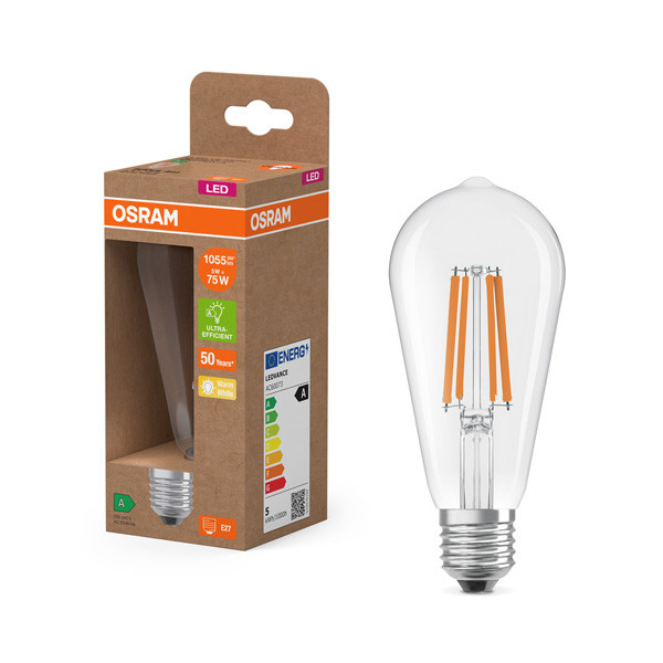 Osram LED lamp E27 | Edison ST64 | Ultra Efficient | Filament | 2700K | 5W (75W) LOS00990 - 1