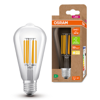 Osram LED lamp E27 | Edison ST64 | Ultra Efficient | Filament | 3000K | 3.8W (60W) LOS00238