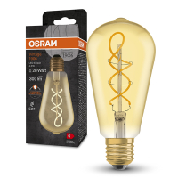 Osram LED lamp E27 | Edison ST64 | Vintage 1906 | Filament | Goud | 2000K | 4W (28W)  LOS01499