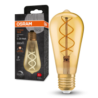 Osram LED lamp E27 | Edison ST64 | Vintage 1906 | Filament | Goud | 2000K | Dimbaar | 4W (28W) LOS02539
