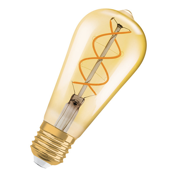 Osram LED lamp E27 | Edison ST64 | Vintage 1906 | Filament | Goud | 2000K | Dimbaar | 4W (28W) LOS02539 - 2