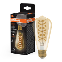 Osram LED lamp E27 | Edison ST64 | Vintage 1906 | Filament | Goud | 2400K | Dimbaar | 8.8W (60W) LOS02545
