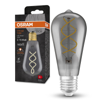 Osram LED lamp E27 | Edison ST64 | Vintage 1906 | Filament | Smoke | 1800K | 4W (15W)  LOS01501