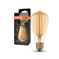 Osram LED lamp E27 | Edison ST64 | Vintage 1906 | Goud | 2200K | Dimbaar | 5.8W (40W)  LOS00507