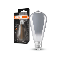 Osram LED lamp E27 | Edison ST64 | Vintage 1906 Magnetic | Smoke | 1800K | 2.2W (6W)  LOS00539