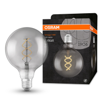 Osram LED lamp E27 | Globe G124 | Vintage 1906 | Filament | Smoke | 1800K | 4W (15W)  LOS01507