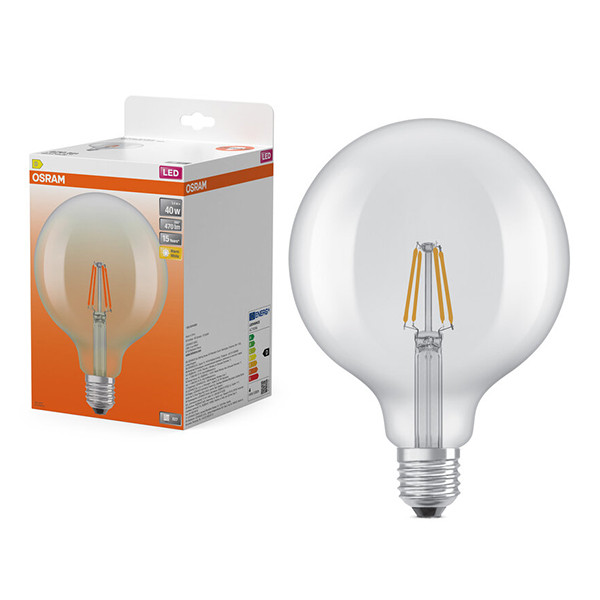 Osram LED lamp E27 | Globe G125 | Filament | 2700K | 3.4W (40W) LOS02202 - 1