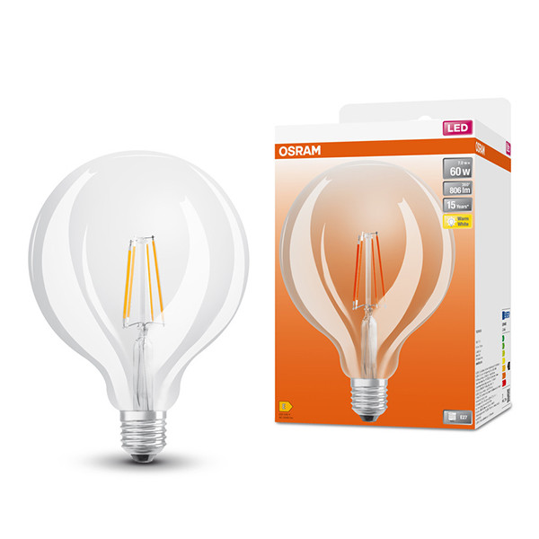 Osram LED lamp E27 | Globe G125 | Filament | 2700K | 7W (60W) LOS01427 - 1
