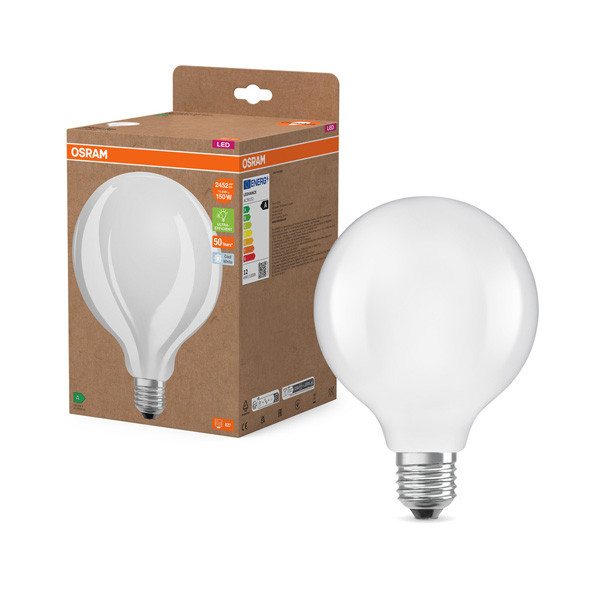 Osram LED lamp E27 | Globe G125 | Mat | 4000K | 11.6W (150W)  LOS01024 - 1