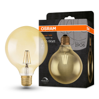 Osram LED lamp E27 | Globe G125 | Vintage 1906 | Filament | Helder | 2400K | Dimbaar | 6.5W (55W) LOS02527