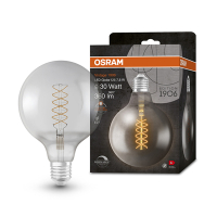 Osram LED lamp E27 | Globe G125 | Vintage 1906 Spiral | Smoke | 1800K | Dimbaar | 7.8W (30W)  LOS00471