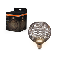 Osram LED lamp E27 | Globe G125 | Zwart | Decor Flat | 2700K | 3.5W (28W) LOS00788