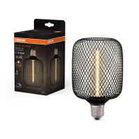Osram LED lamp E27 | Globe G125 | Zwart | Filament | 1800K | Dimbaar | 3.5W (12W)  LOS00798
