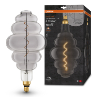 Osram LED lamp E27 | Globe G200 | Vintage 1906 | Filament | Smoke | 1800K | Dimbaar | 4.8W (10W)  LOS01453