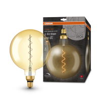 Osram LED lamp E27 | Globe G200 | Vintage 1906 Spiral | Goud | 2200K | Dimbaar | 4.8W (33W)  LOS00505