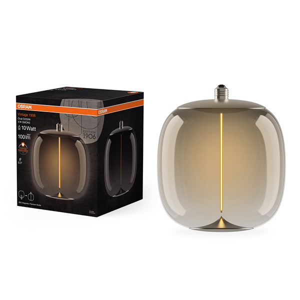 Osram LED lamp E27 | Globe G250 | Vintage 1906 | Filament | Smoke | 1800K | 4W (10W)  LOS01527 - 1