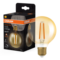 Osram LED lamp E27 | Globe G80 | Vintage 1906 | Filament | Goud | 2400K | Dimbaar | 7.2W (60W) LOS02531