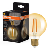 Osram LED lamp E27 | Globe G80 | Vintage 1906 | Filament | Goud | 2400K | Dimbaar | 7.2W (60W) LOS02531 - 1