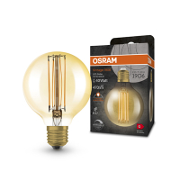 Osram LED lamp E27 | Globe G80 | Vintage 1906 | Goud | 2200K | Dimbaar | 5.8W (40W)  LOS00513