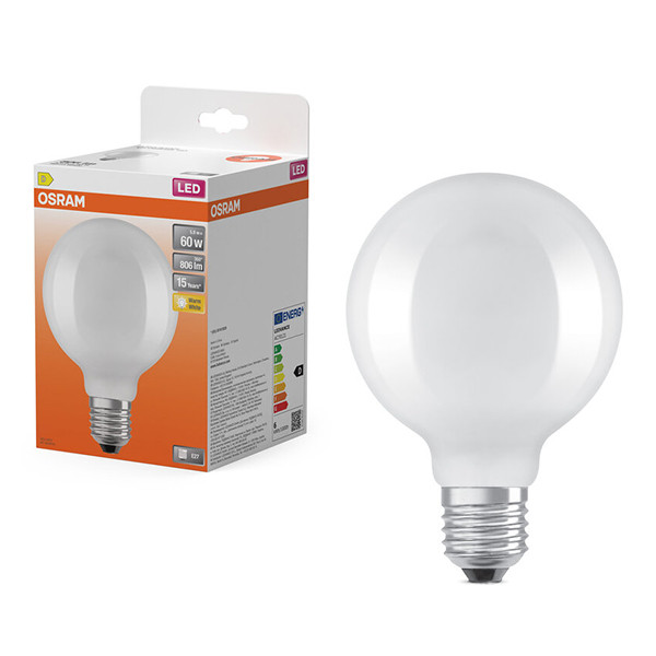Osram LED lamp E27 | Globe G95 | Mat | 2700K | 5.9W (60W) LOS02198 - 1