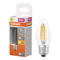 Osram LED lamp E27 | Kaars B35 | Filament | Helder | 2700K | 3.4W (40W) LOS02142