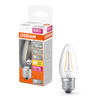 Osram LED lamp E27 | Kaars B35 | Filament | Helder | 2700K | Dimbaar | 4.8W (40W)  LOS01169