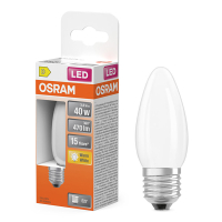 Osram LED lamp E27 | Kaars B35 | Mat | 2700K | 3.4W (40W) LOS02154