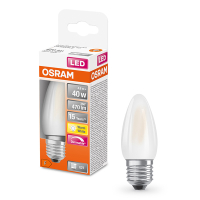 Osram LED lamp E27 | Kaars B35 | Mat | 2700K | Dimbaar | 4.8W (40W)  LOS01171