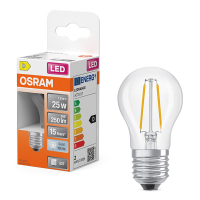 Osram LED lamp E27 | Kogel P45 | Filament | Helder | 4000K | 1.8W (25W) LOS02162