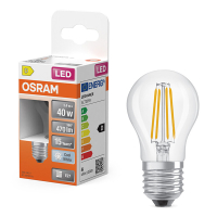 Osram LED lamp E27 | Kogel P45 | Filament | Helder | 4000K | 3.4W (40W) LOS02166