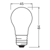 Osram LED lamp E27 | Kogel P45 | Mat | 2700K | 1W (15W)  LOS01125 - 2