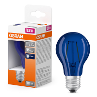 Osram LED lamp E27 | Peer A60 | Filament | Blauw | 9000K | 2.5W (4W)  LOS01677