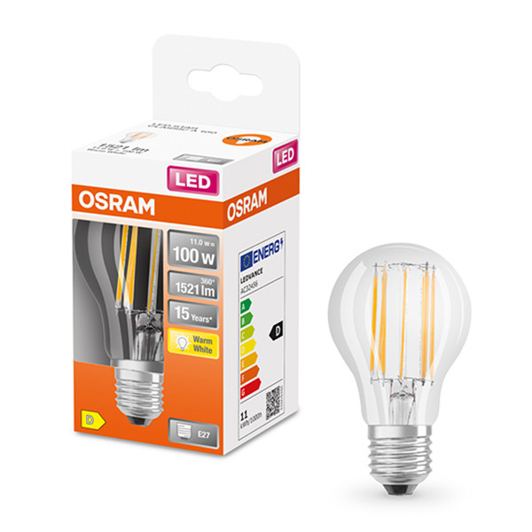 Osram LED lamp E27 | Peer A60 | Filament | Helder | 2700K | 11W (100W)  LOS00084 - 1
