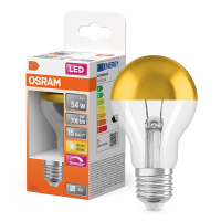 Osram LED lamp E27 | Peer A60 | Kopspiegel | Goud | 2700K | Dimbaar | 7W (54W) LOS02389