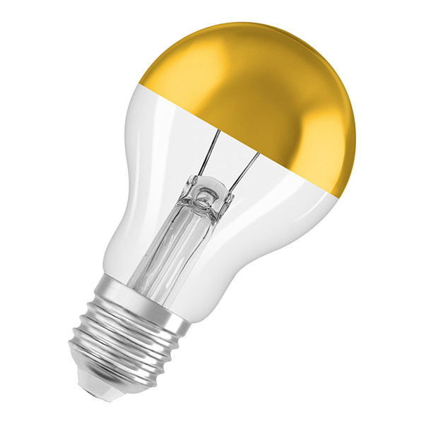 Osram LED lamp E27 | Peer A60 | Kopspiegel | Goud | 2700K | Dimbaar | 7W (54W) LOS02389 - 2