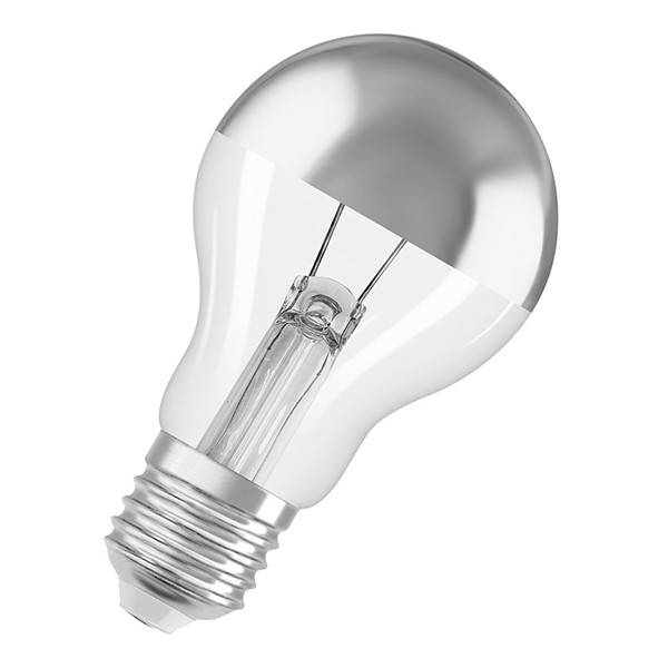 Osram LED lamp E27 | Peer A60 | Kopspiegel | Zilver | 2700K | Dimbaar | 7W (54W) LOS02387 - 2